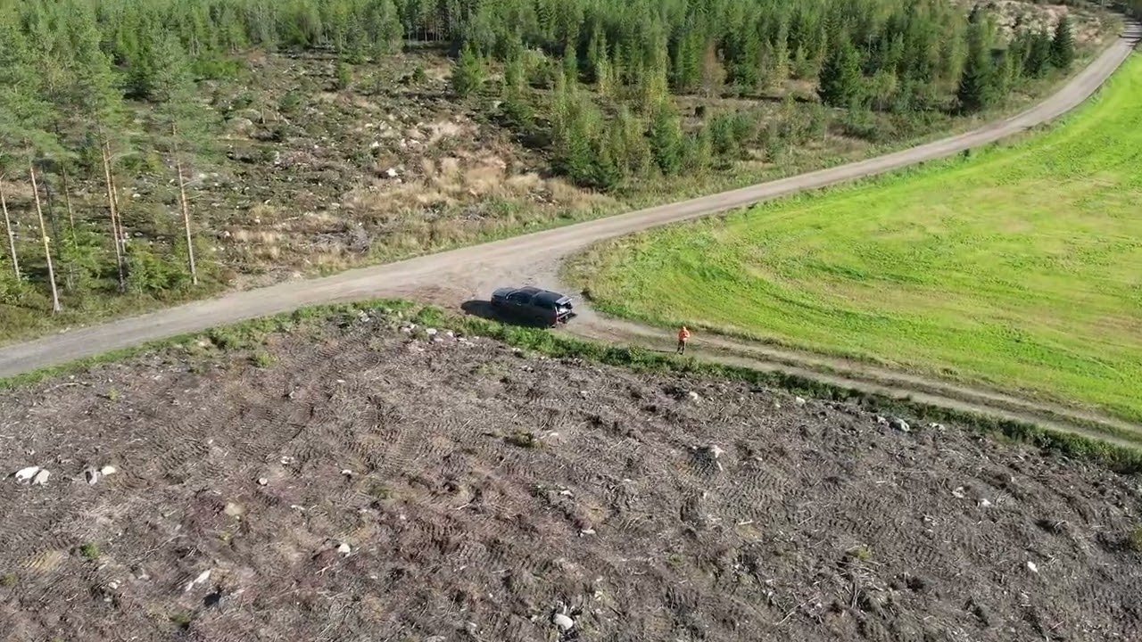 Spodumene-bearing boulders on Grit Metals ground in central Finland